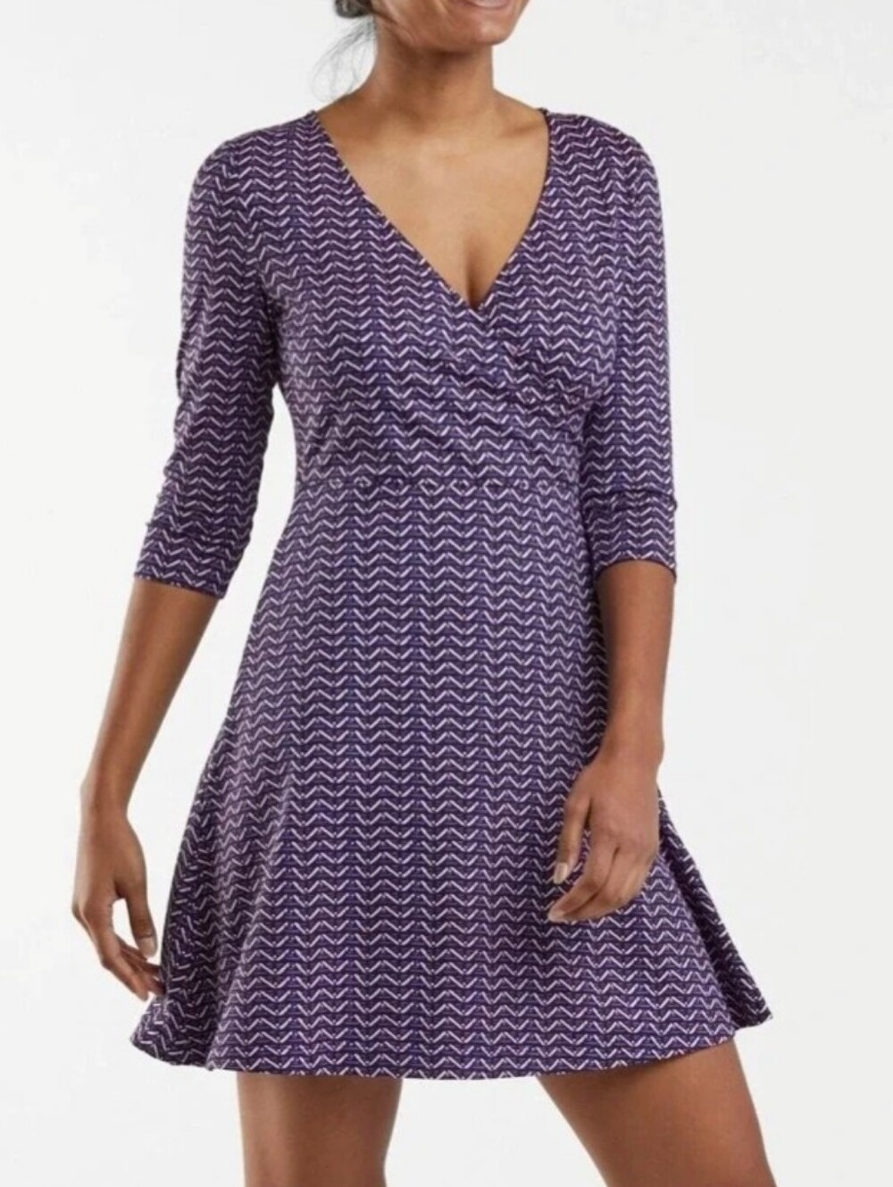 Title Nine Dream Wrap Pockets Dress in Pallay Size XL